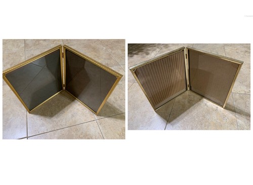 Vintage pair brass double - pair,