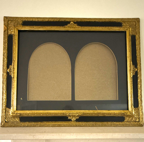 Antique gold metal ornate - metal,