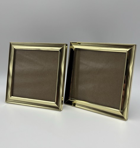 Pair vintage polished - pair, brass