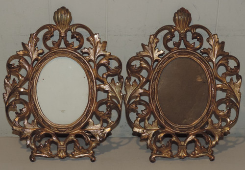 Pair antique ornate art - pair,