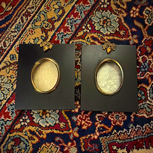 Pair vintage black photo - pair,