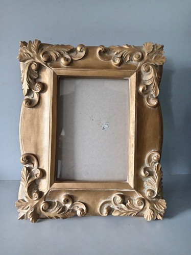 Vintage ornate wooden picture - ornate,
