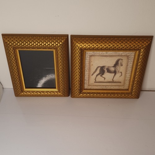 Set gold wood rectangle - 2,