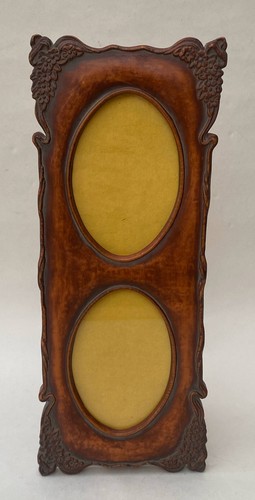 Vintage double photo frame - double,