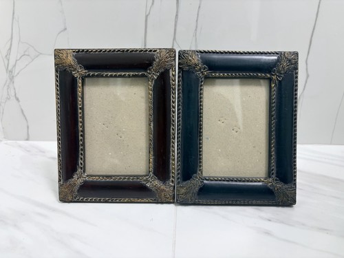 Pair vintage ornate picture - vintage,