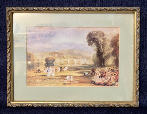 Vintage ornate gilt frame - vintage, 12