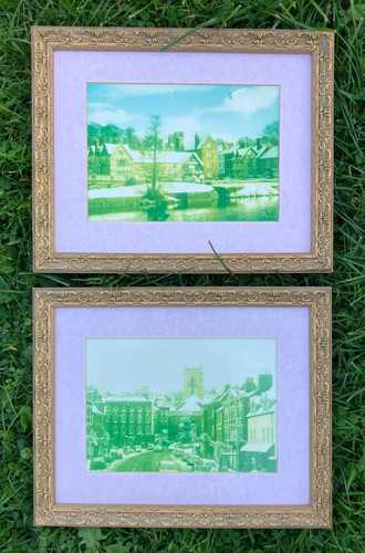 Pair picture frames ornate - of,