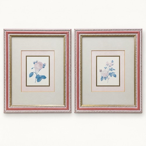 Pair vintage ornate picture - ornate,