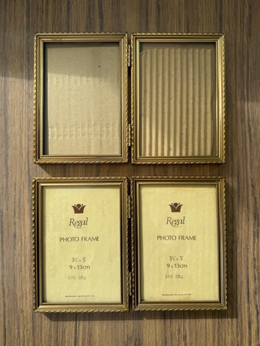 Vintage metal gold effect - gold,