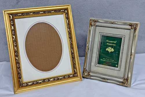 Ornate photo frame - photo, gold