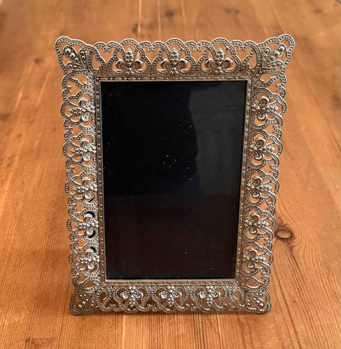Ornate floral metal - floral, photo