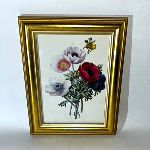 Vintage gold tone - gold, wooden
