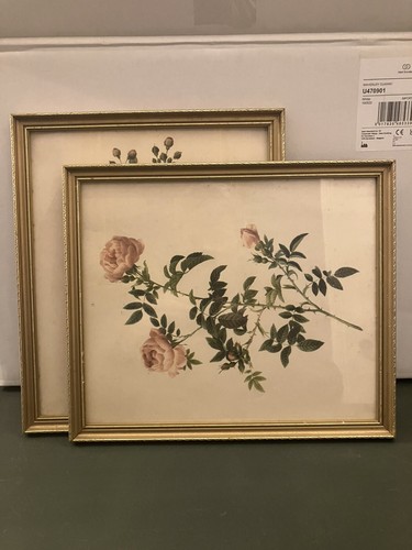 Pair gilt picture frames - pair,