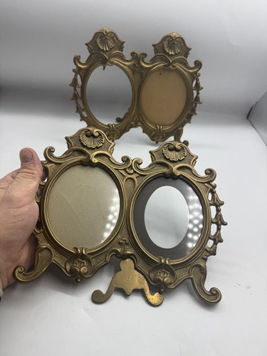 Vintage pair brass - pair,
