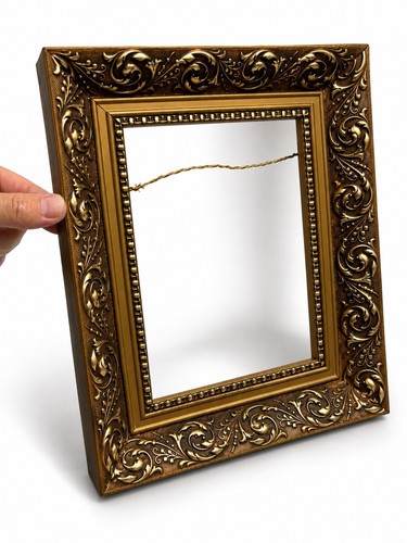 Vintage wooden wall picture - wooden,