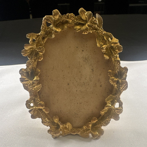 Ornate floral oval - ornate, metal