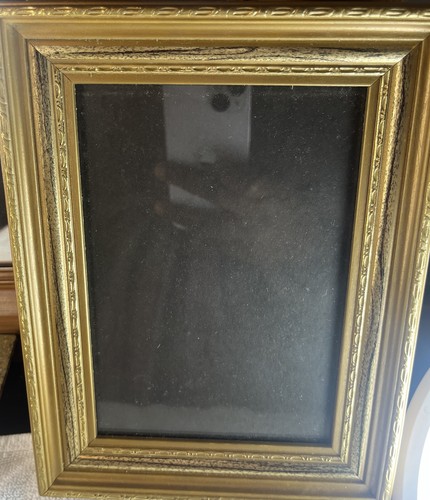 Gold brass finish 5x7 shabby - gold/brass,