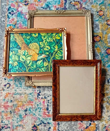 Set vintage ornate - of, 3