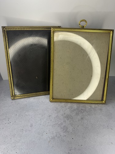 Vintage pair brass gold - brass,