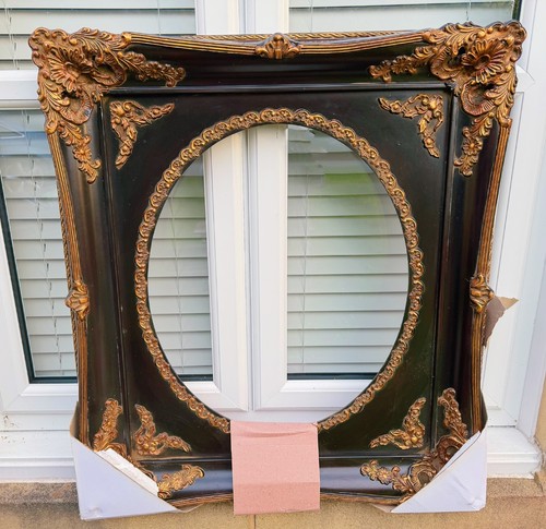 Oval large french - french, gilt